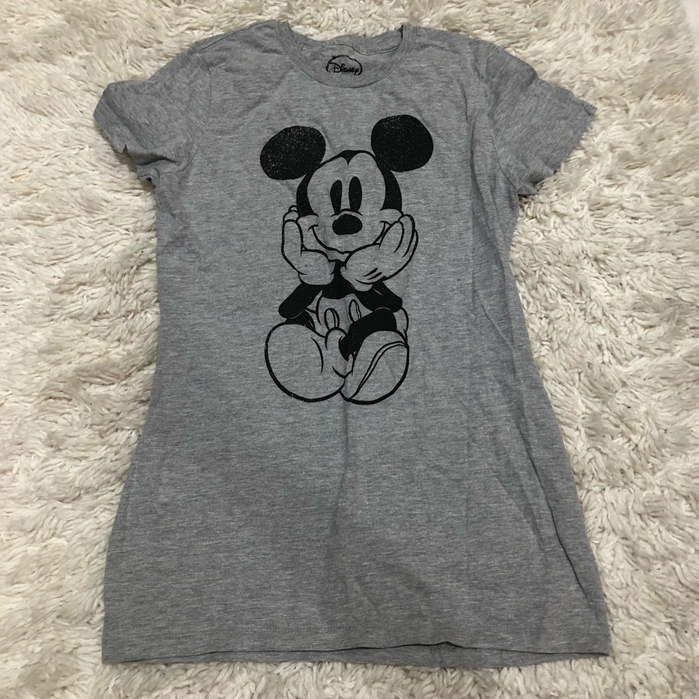 DISNEY - Gray Mickey Mouse T-shirt